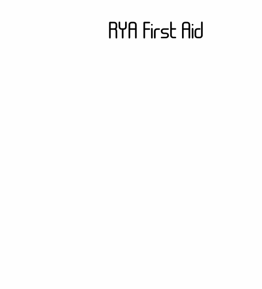 RYA First Aid
