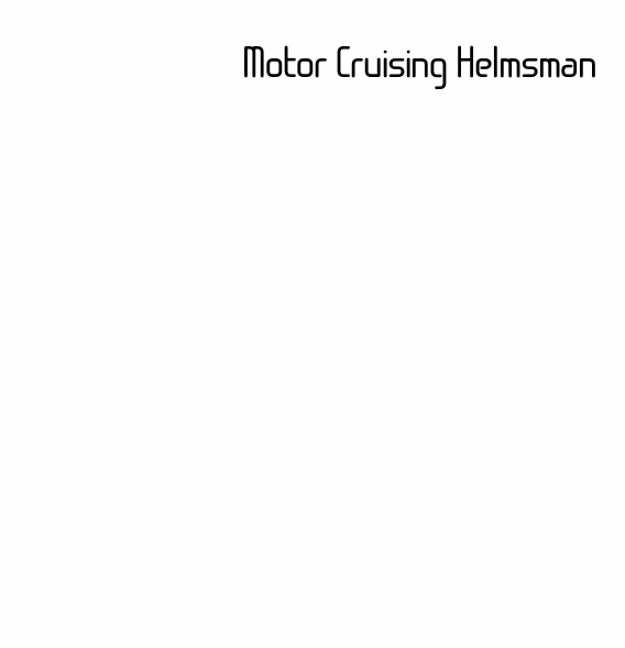 Motor Cruising Helmsman

